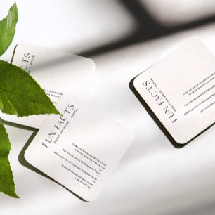 Carré HARLOW Fun Facts A propos du Dessous de verre de m