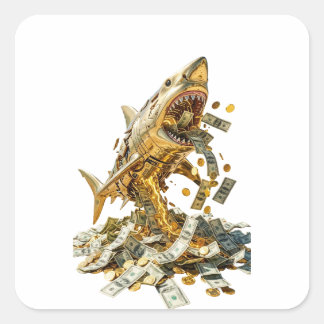 Carré Italian Brainrot Aesthetic Sticker | Tralalero Tra