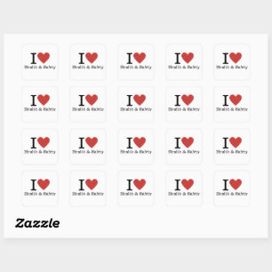 Carré J❤️aime STICKER Santé & Sécurité
