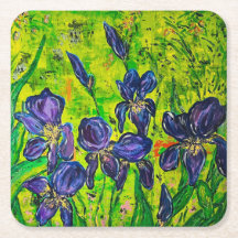 jeu de Dessous de verre iris