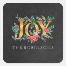 Joy Winter Sticker Foliage