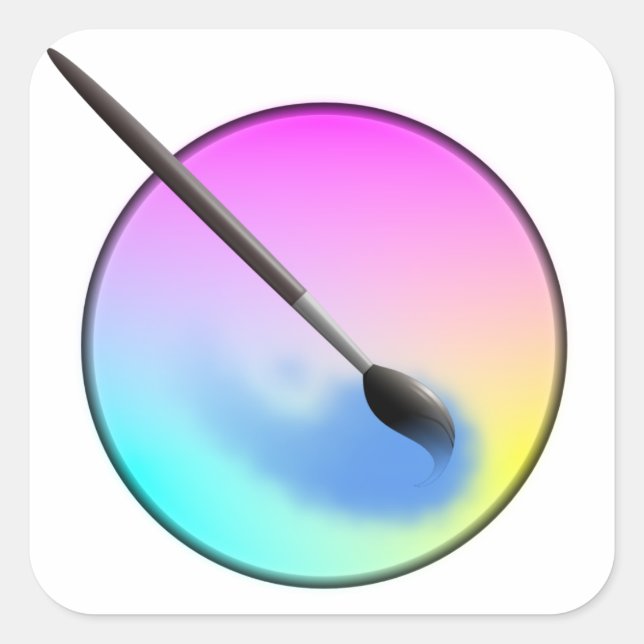 Carré Krita icon sticker (Devant)