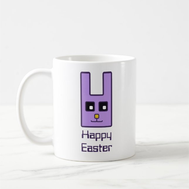 Carré Lapin de Pâques Mug (Gauche)