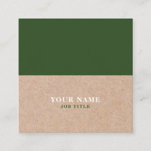 Carré Le pin moderne A IMPRIMÉ le carte de visite carr