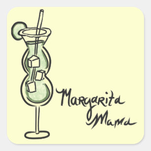 Carré Mama Margarita sticker papeterie