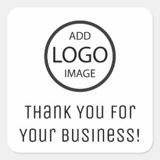 Carré Merci pour votre entreprise | Sticker de société