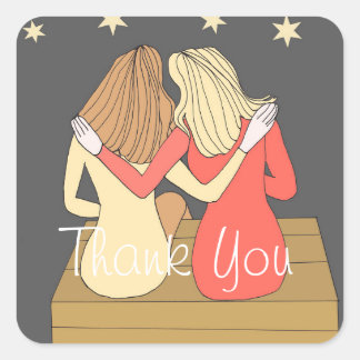 Carré Merci - Sticker