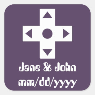 Carré Mode multijoueur dans Sticker violet