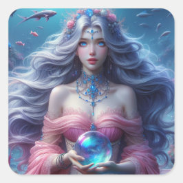 Carré Naia - Sticker Art Collection Mermaid