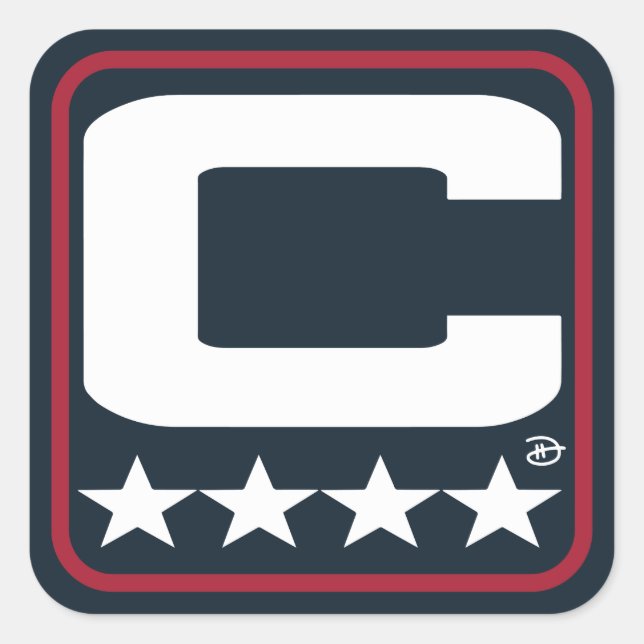 Carré Patch Champion - HOU Blue Sticker (Devant)