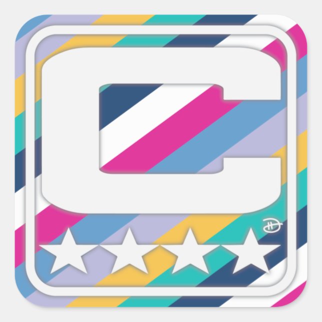 Carré Patch Champion - Tous Sticker de sensibilisation (Devant)