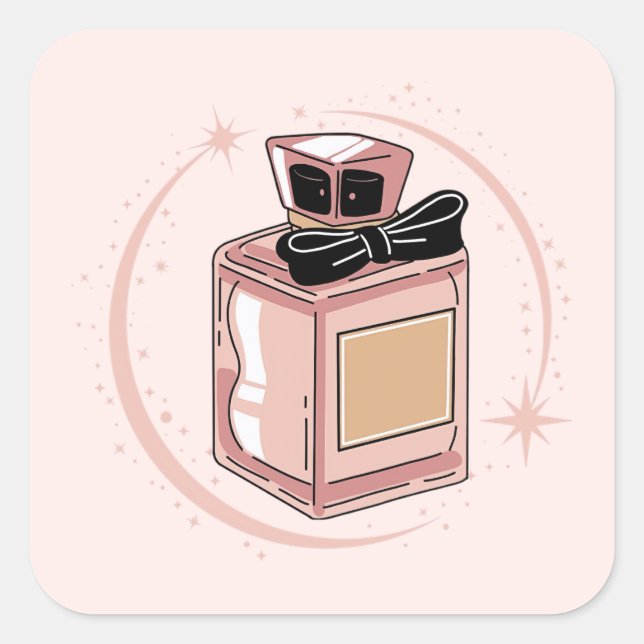 Carré Perfume Sticker (Devant)