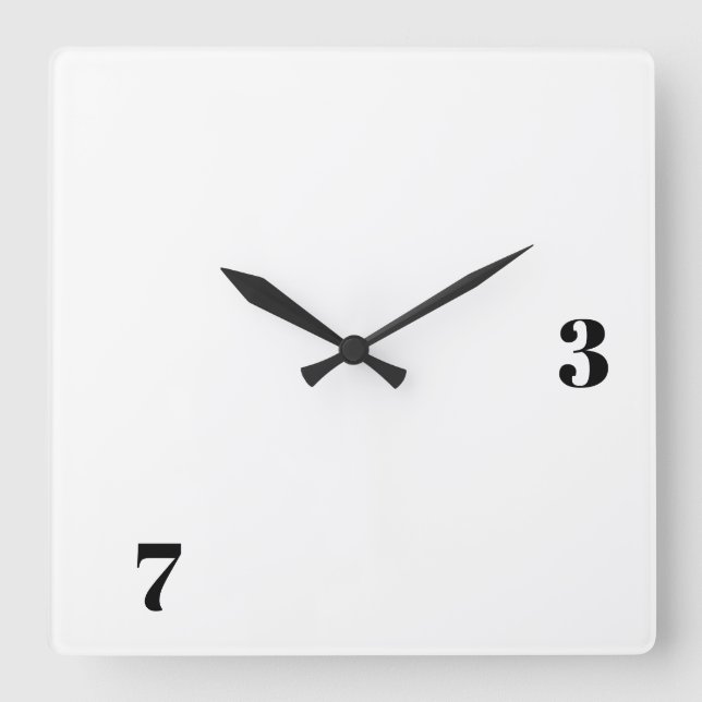 Carré radio de jambon 73 Horloge (Recto)
