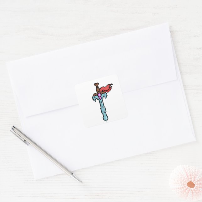 Carré Retro Ultimate Sword Sticker (Enveloppe)