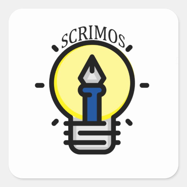 Carré Scrimo Sticker (Devant)