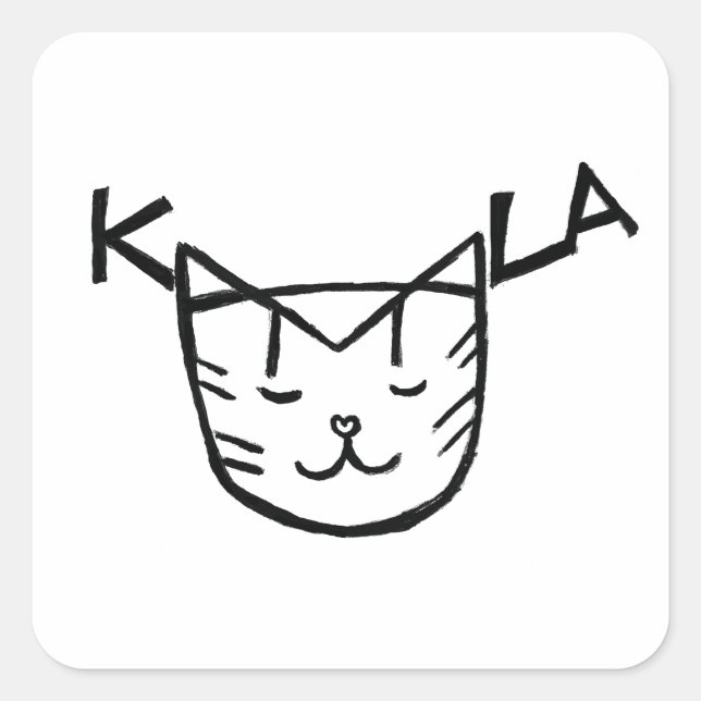 Carré Sticker (Devant)