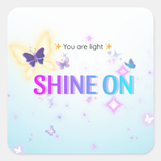 Carré ✨ Sticker À Enveloppe - Mini Gi Motivationnel