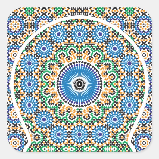 Carré Sticker à la marocaine (Devant)