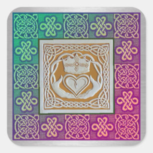 Carré Sticker à noeuds celtiques