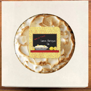 Carré Sticker à tarte au citron meringue