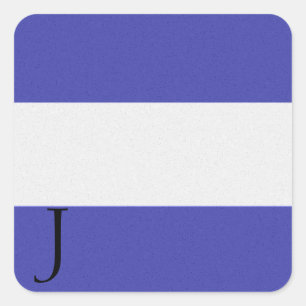 Carré Sticker Alphabet Signal Nautique J