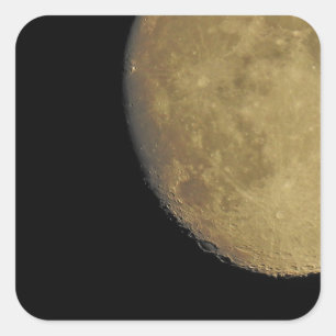 Carré Sticker avec gros lune