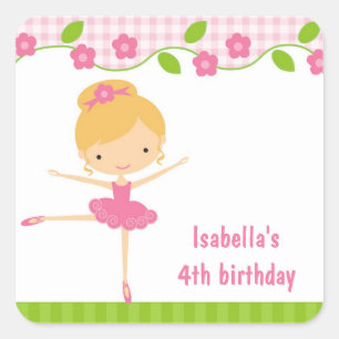 Carré Sticker Ballerina