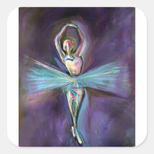 Carré Sticker Ballerina