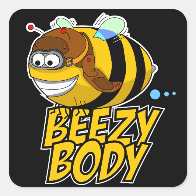 Carré Sticker Beezy Body (Devant)