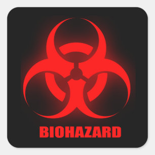 Carré Sticker BioHazard