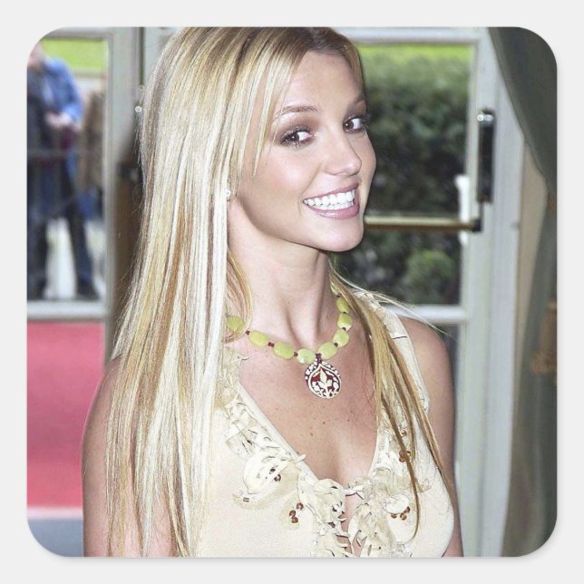 Carré Sticker Britney Spears (Devant)