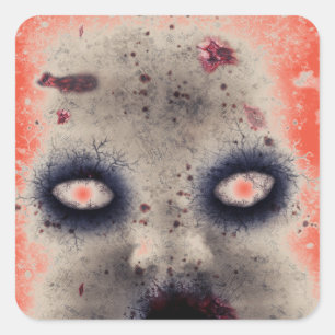 Carré Sticker carré. ZOMBIE BABY