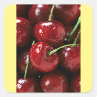 Carré Sticker Cerises