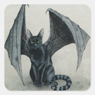 Carré Sticker City Battycat
