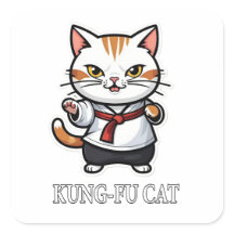 Sticker cool Kung-Fu