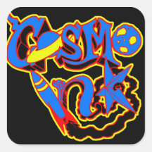 Sticker couleur encre Cosmo