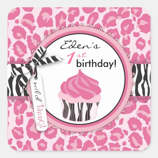 Carré Sticker CP Wild Cupcake 2 (Devant)