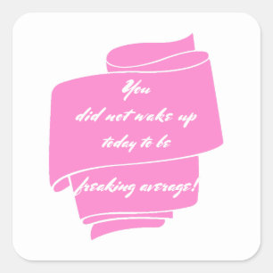 Carré Sticker d'affirmation