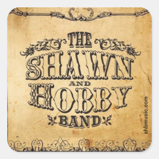 Carré Sticker d'album Shawn & Hobby Band