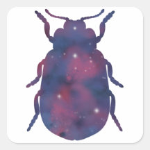 Sticker Dark Beetle