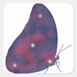 Carré Sticker Dark Morpho Starscape