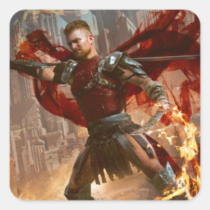Carré Sticker d'art Dragon of the Desert Epic Imaginaire