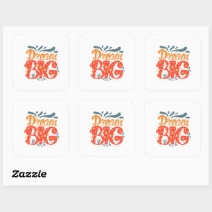 Carré Sticker de grand rêve