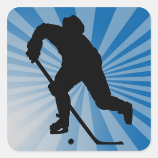 Carré Sticker de hockey