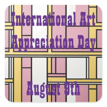 Sticker de la Journée internationale de l'apprécia
