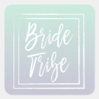 Carré Sticker de la tribu des Mint Bride