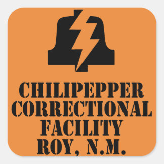 Carré Sticker de l'établissement correctionnel Chilipepp