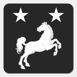 Carré Sticker de l'insigne de populace SCA Meridies