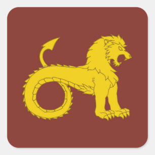 Carré Sticker de l'insigne de populace SCA Moonschadowe