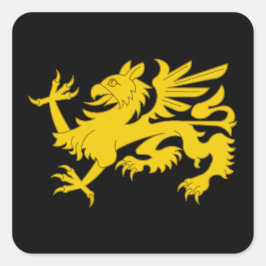 Carré Sticker de l'insigne de populace SCA Northshield